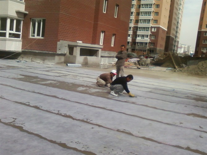 防水施工現(xiàn)場